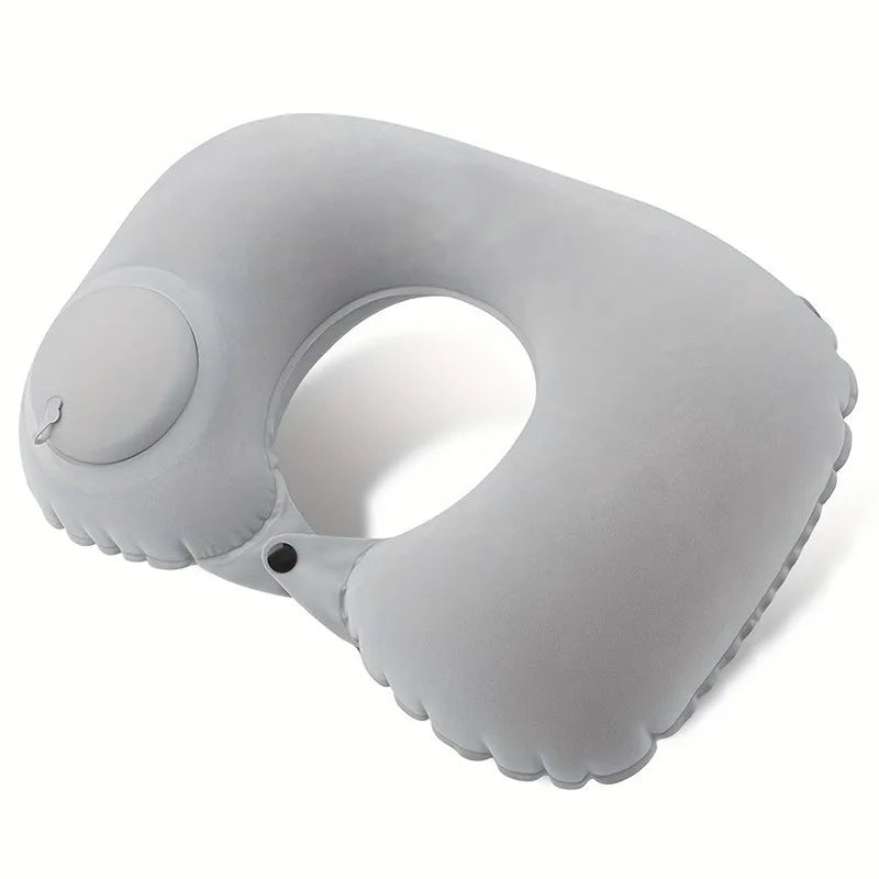 Inflatable Portable Neck Pillow U-shaped Pillow That Can Be Stored And Self Filled Suitable For Outdoor Travel Business Trips